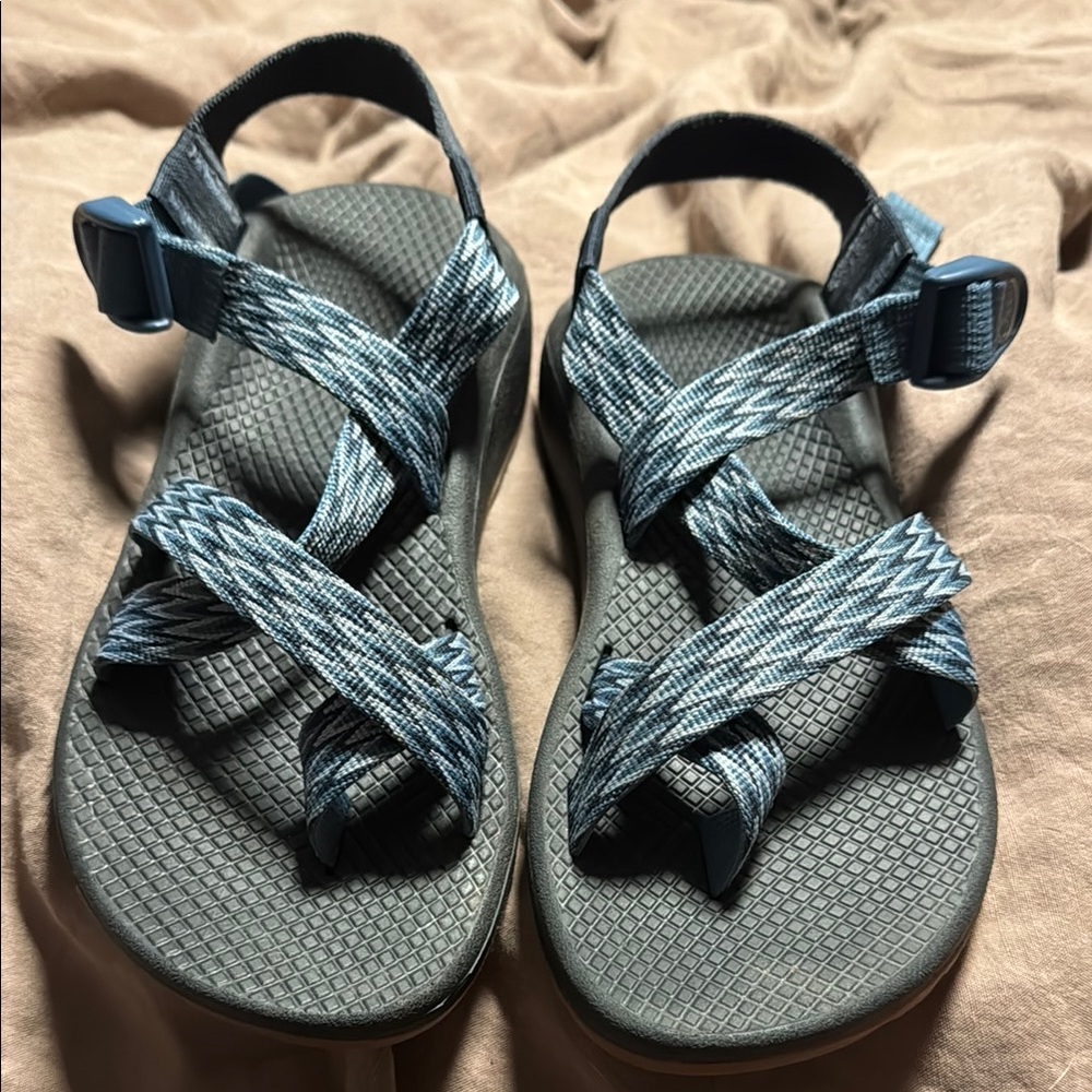 Chaco Blue Outdoor Sandals with Adjustable Straps